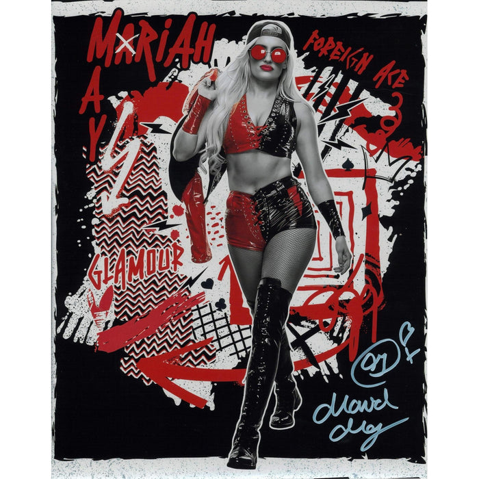 Mariah May AsylumGFX METALLIC 11 x 14 Poster - AUTOGRAPHED
