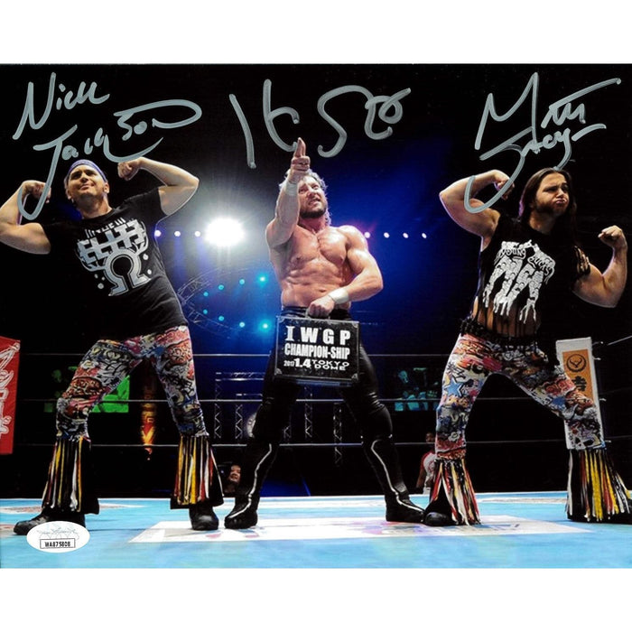 The Elite In Ring Suitcase Pose 8 x 10 Promo - JSA TRIPLE AUTOGRAPHED