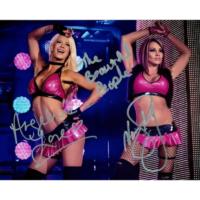 The Beautiful People Pink Entrance 8 x 10 Promo - DUAL AUTOGRAPHED