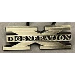 D-Generation-X Silver & Black Necklace