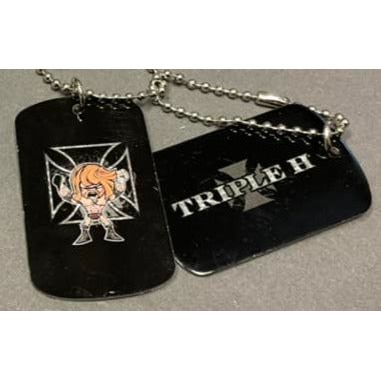 Triple H Dog Tag Necklace