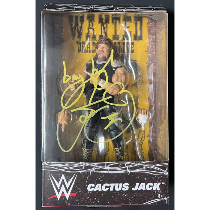3 Faces of Foley WWE Elite 3-Pack Ringside Exclusive - JSA Autographed