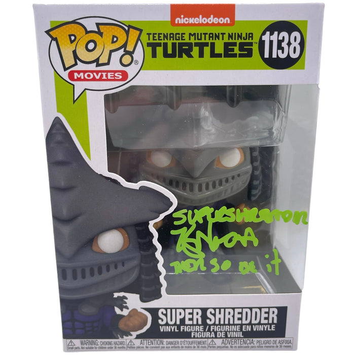 Super Shredder Funko Pop #1138 - Autographed