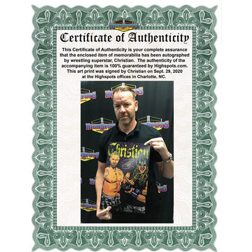 Christian Nuclear Heat 11 x 17 Poster - AUTOGRAPHED