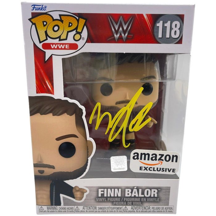 Finn Balor Amazon Exclusive Funko Pop #118 - Autographed