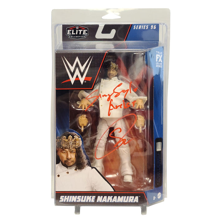 Shinsuke Nakamura WWE Elite Series 96 Figure with Protector Case - JSA AUTOGRAPHED