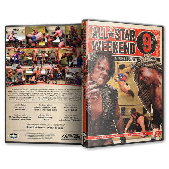 Pro Wrestling Guerrilla: All Star Weekend 9 Night 1 DVD
