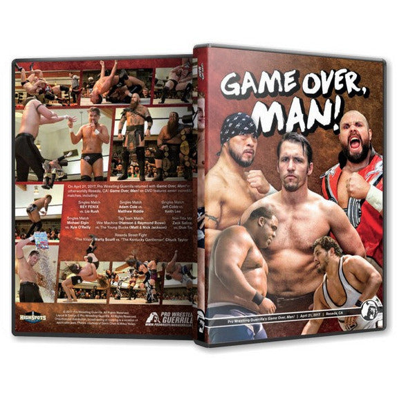 Pro Wrestling Guerrilla - Game Over Man Blu Ray