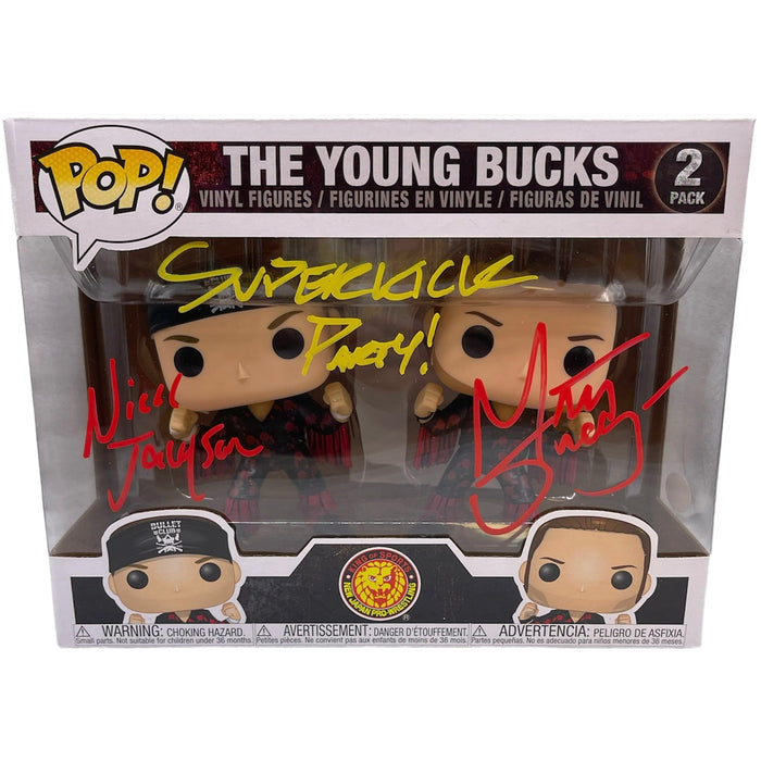 Young Bucks Funko Pop-Autographed