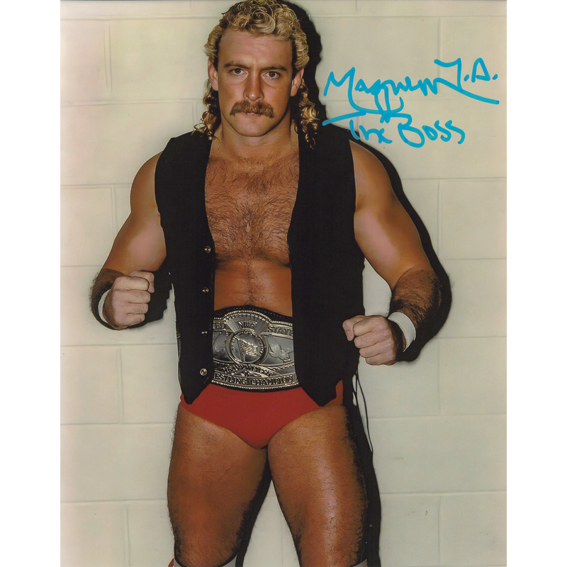 Magnum TA Silver US Title 8 x 10 Promo - AUTOGRAPHED