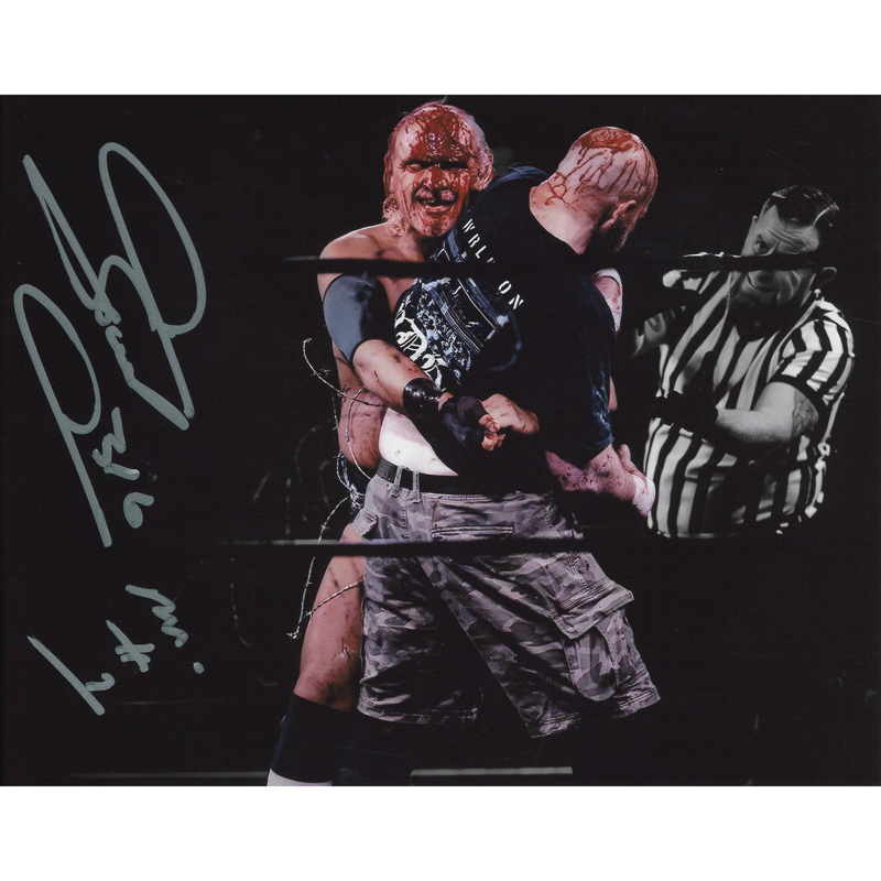 George South Bear Hug 8 x 10 Promo - AUTOGRAPHED