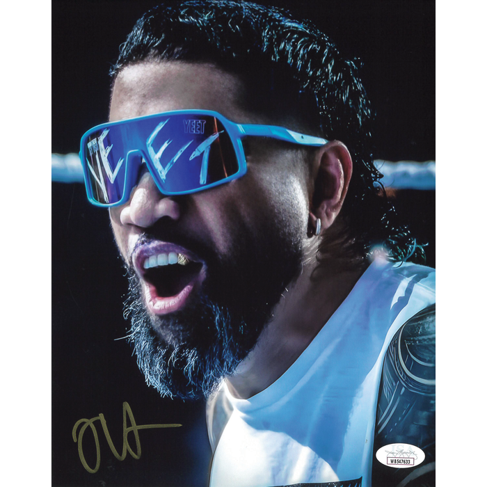 Jey Uso Yeet Sunglasses Up Close 8 x 10 Promo - JSA AUTOGRAPHED