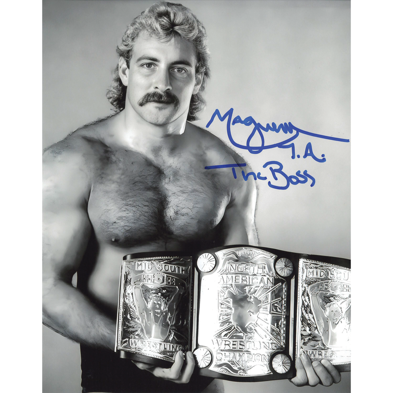 Magnum TA B & W NA Title 8 x 10 Promo - AUTOGRAPHED