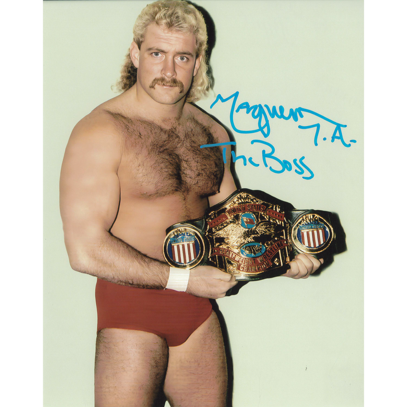 Magnum TA Gold US Title 8 x 10 Promo - AUTOGRAPHED