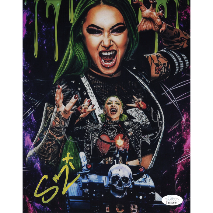 Shotzi Blackheart MSC METALLIC 8 x 10 Promo - JSA AUTOGRAPHED