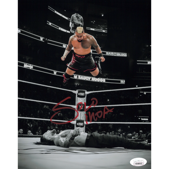 Solo Sikoa Splash Spotlight METALLIC 8 x 10 Promo - JSA AUTOGRAPHED