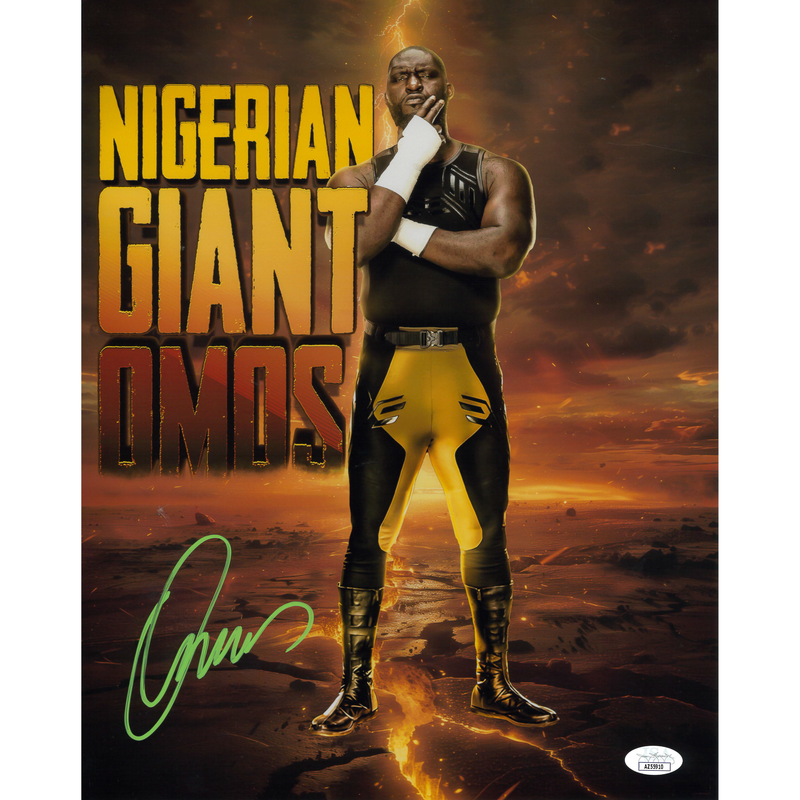 Omos AsylumGFX METALLIC 11 x 14 Poster - JSA AUTOGRAPHED