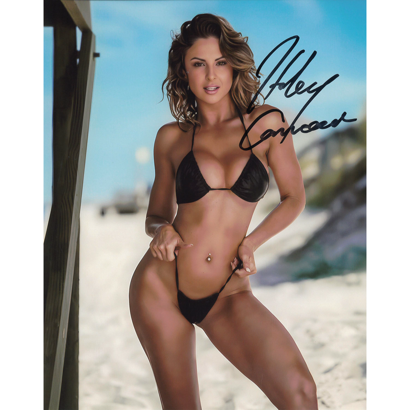 Harley Cameron Black Bikini 8 x 10 Promo - AUTOGRAPHED