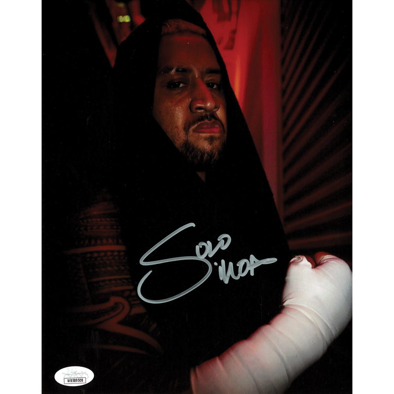 Solo Sikoa Red Light 8 x 10 Promo - JSA AUTOGRAPHED