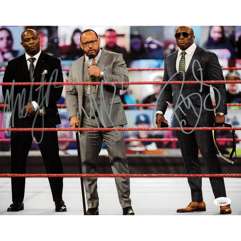 The Hurt Business In Ring ThunderDome 11 x 14 Poster - JSA TRIPLE AUTOGRAPHED