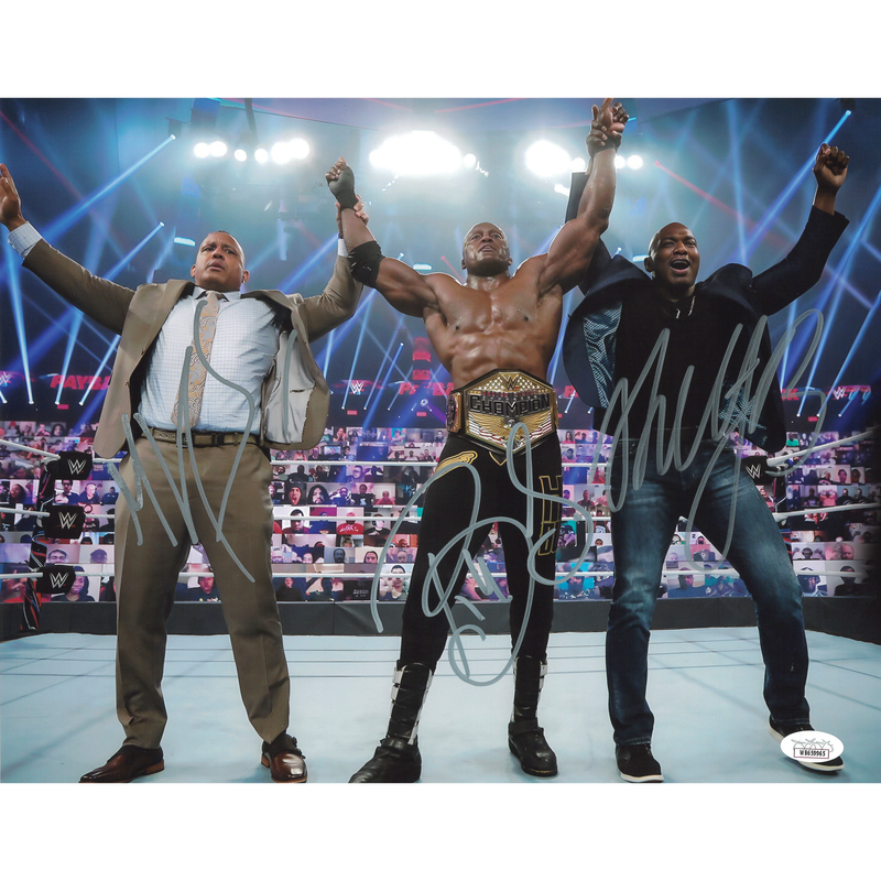 The Hurt Business US Title ThunderDome 11 x 14 Poster - JSA TRIPLE AUTOGRAPHED
