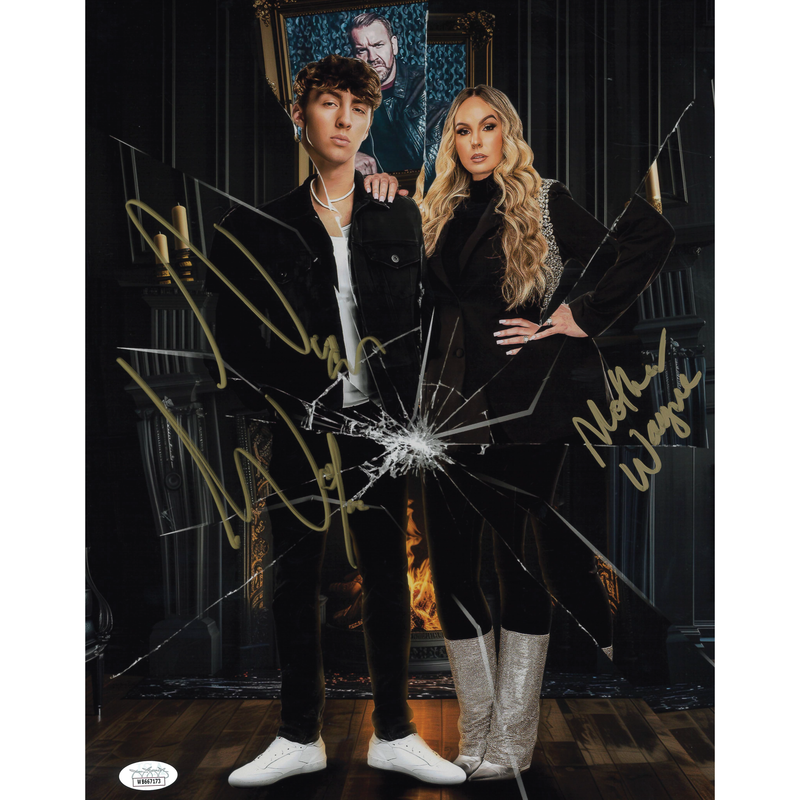 The Waynes AsylumGFX METALLIC 11 x 14 Poster - JSA DUAL AUTOGRAPHED