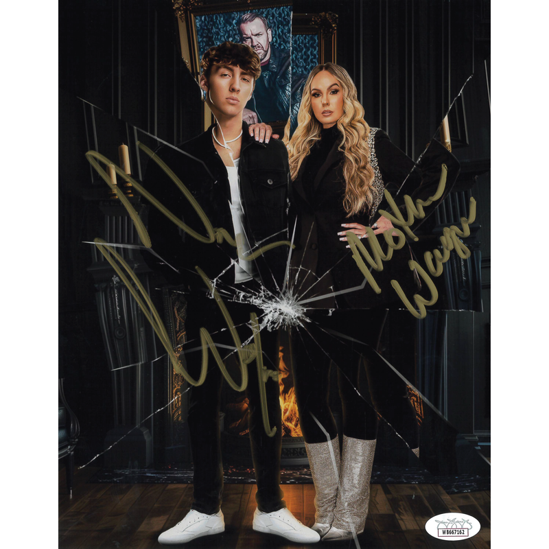 The Waynes AsylumGFX MEATLLIC 8 x 10 Promo - JSA DUAL AUTOGRAPHED