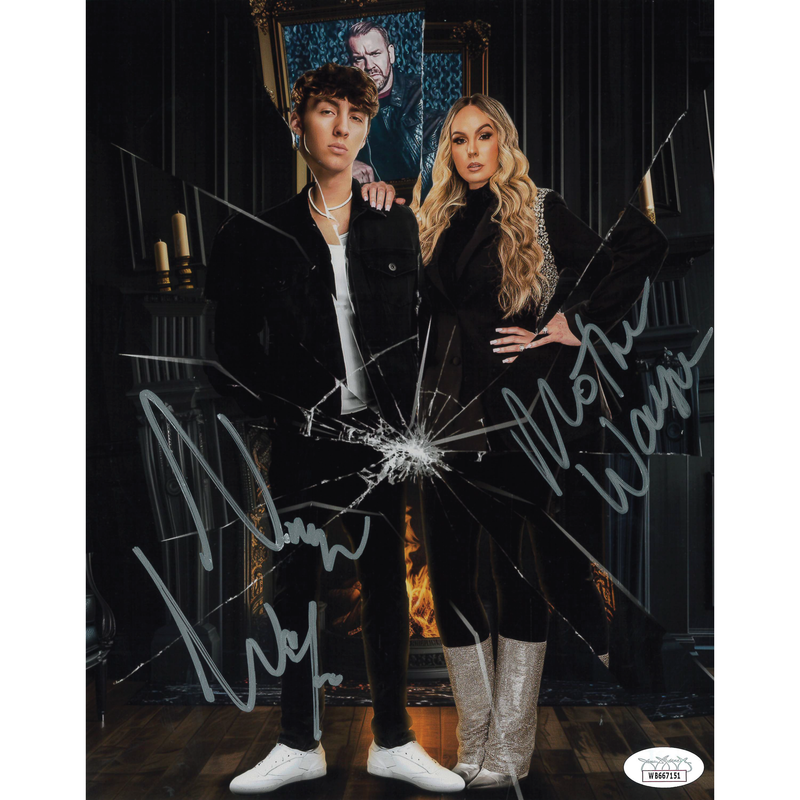 The Waynes AsylumGFX MEATLLIC 8 x 10 Promo - JSA DUAL AUTOGRAPHED