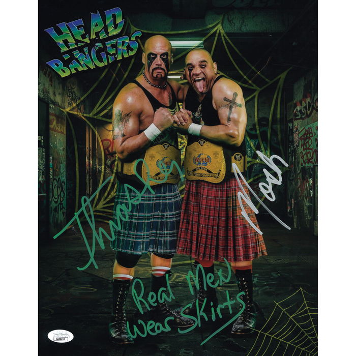 The Headbangers AsylumGFX METALLIC 11 x 14 Poster - JSA DUAL AUTOGRAPHED