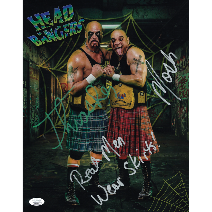 The Headbangers AsylumGFX METALLIC 11 x 14 Poster - JSA DUAL AUTOGRAPHED
