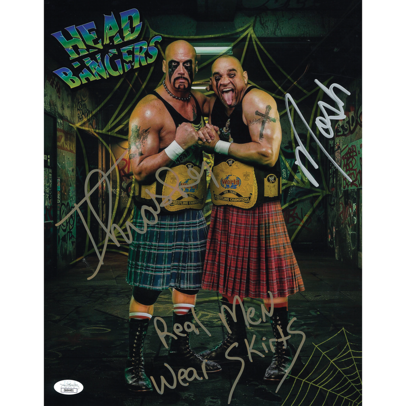 The Headbangers AsylumGFX METALLIC 11 x 14 Poster - JSA DUAL AUTOGRAPHED