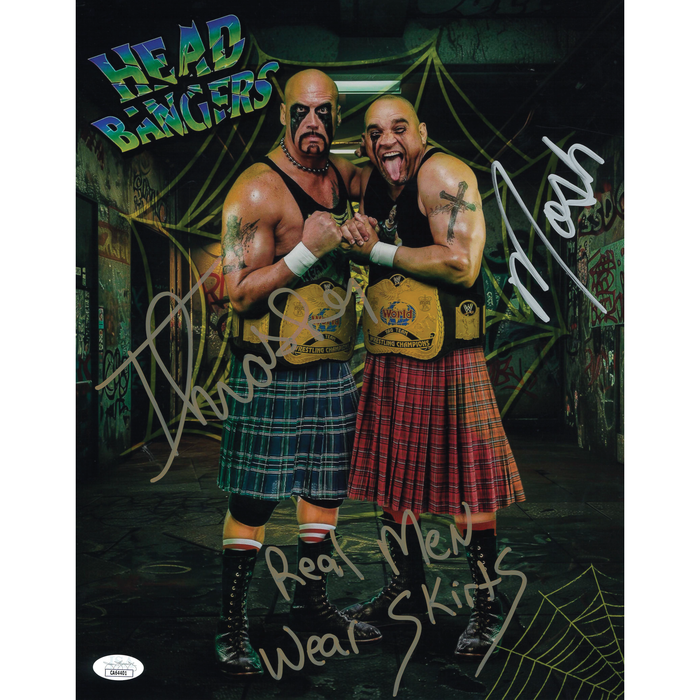 The Headbangers AsylumGFX METALLIC 11 x 14 Poster - JSA DUAL AUTOGRAPHED