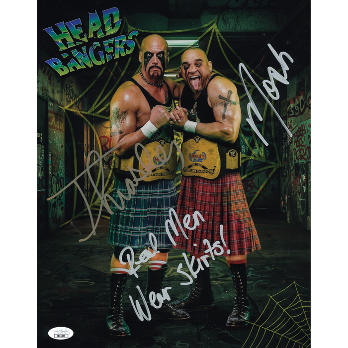 The Headbangers AsylumGFX METALLIC 11 x 14 Poster - JSA DUAL AUTOGRAPHED