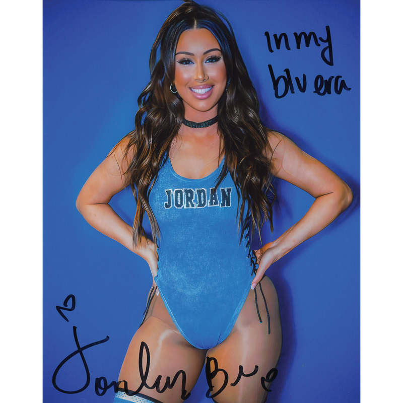 Jordan Blu Hands on Hips 8 x 10 Promo - AUTOGRAPHED