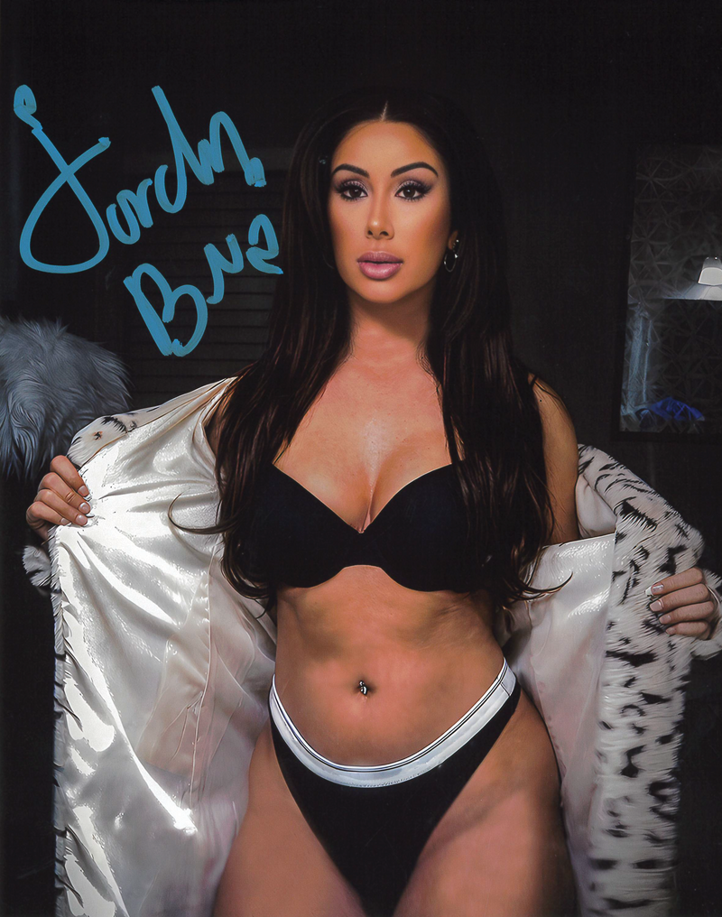 Jordan Blu Open Robe 8 x 10 Promo - AUTOGRAPHED