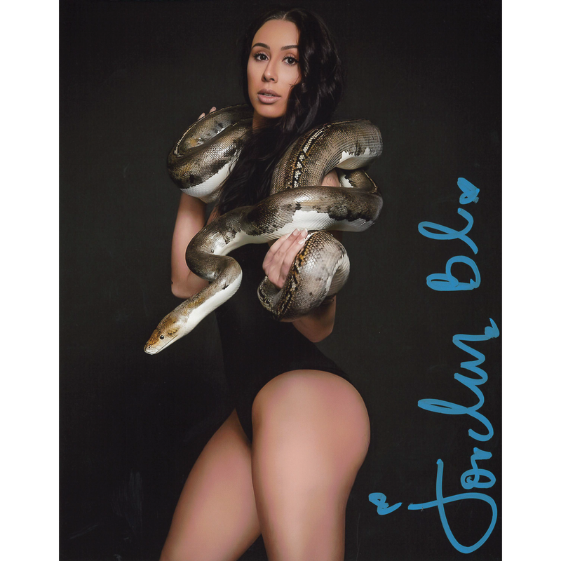 Jordan Blu Snake 8 x 10 Promo - AUTOGRAPHED