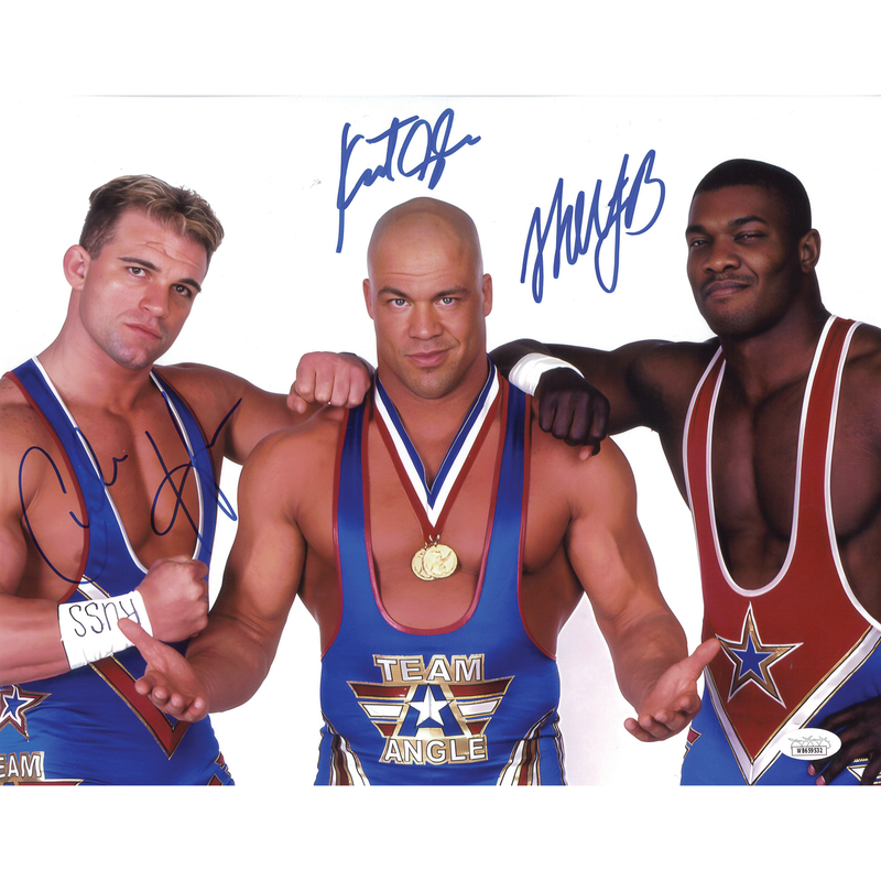 Team Angle Pose 11 x 14 Poster - JSA TRIPLE AUTOGRAPHED