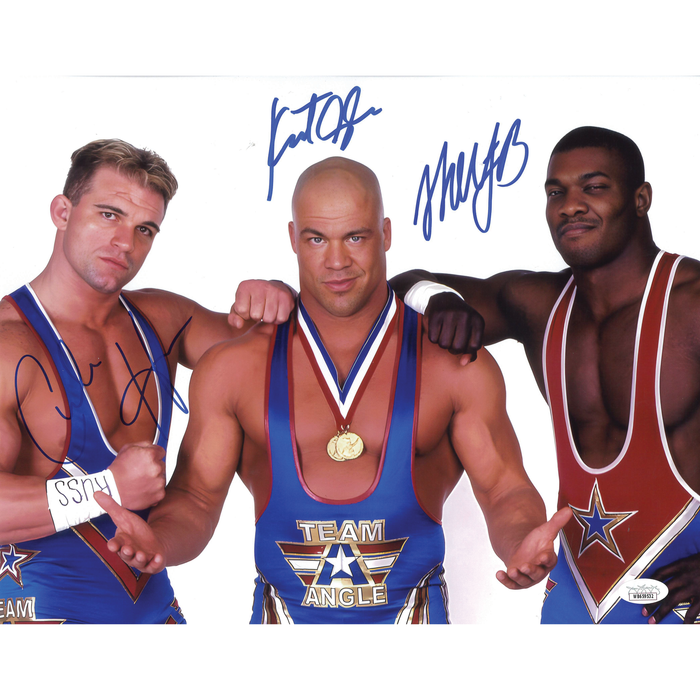 Team Angle Pose 11 x 14 Poster - JSA TRIPLE AUTOGRAPHED