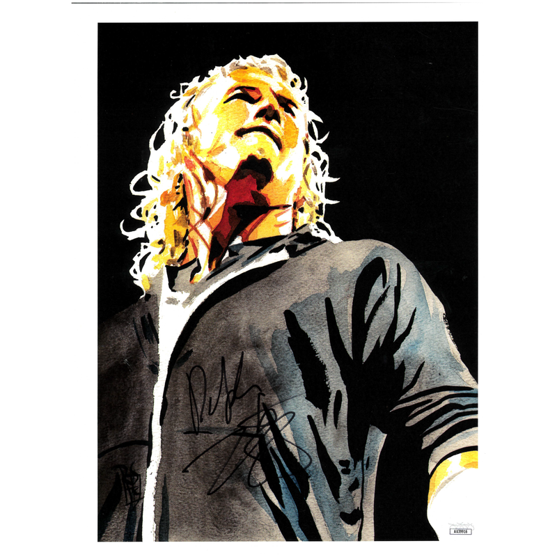 Dolph Ziggler The Show Off Schamberger 11 x 14 Poster - JSA AUTOGRAPHED