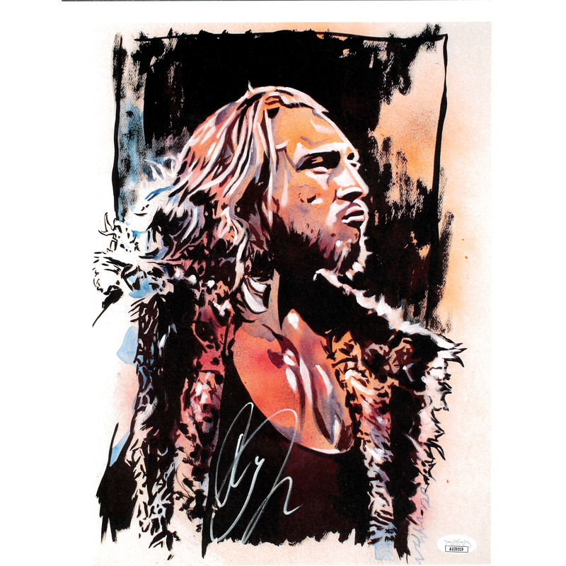 Pete Dunne Explosion Schamberger 11 x 14 Poster - JSA AUTOGRAPHED