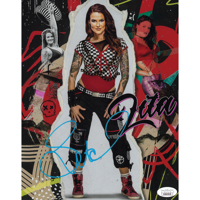 Lita AsylumGFX METALLIC 8 x 10 Promo - JSA AUTOGRAPHED