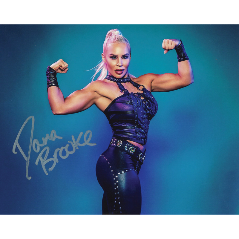 Dana Brooke Flex 8 x 10 Promo - AUTOGRAPHED