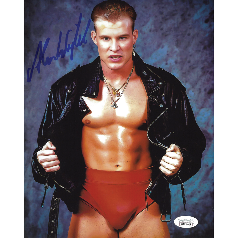 Alex Wright Open Jacket 8 x 10 Promo - JSA AUTOGRAPHED