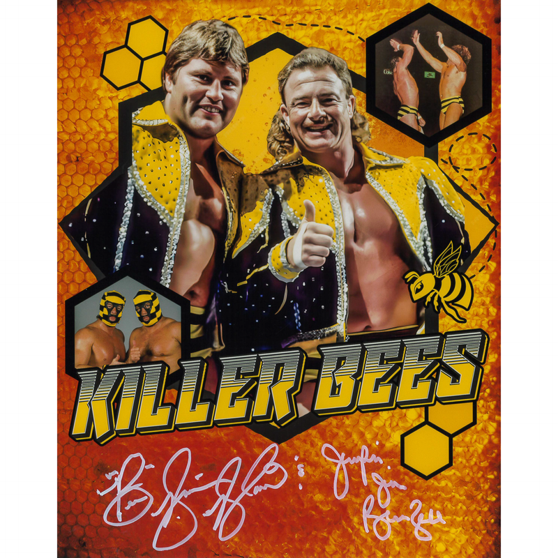 Killer Bees AsylumGFX METALLIC 8 x 10 Promo - DUAL AUTOGRAPHED