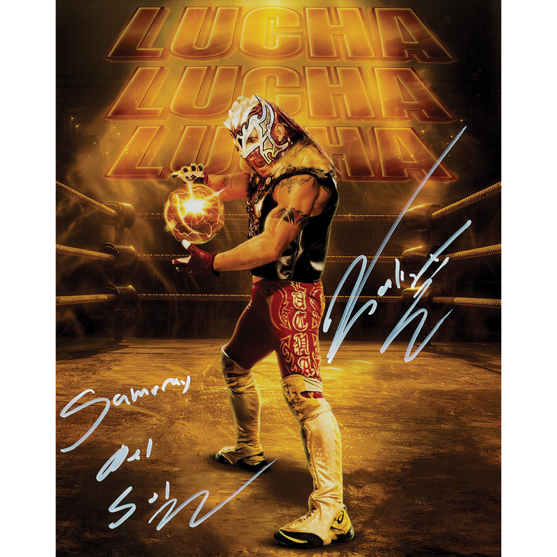 Kalisto & Samuray Del Sol AsylumGFX METALLIC 8 x 10 Promo - DUAL AUTOGRAPHED
