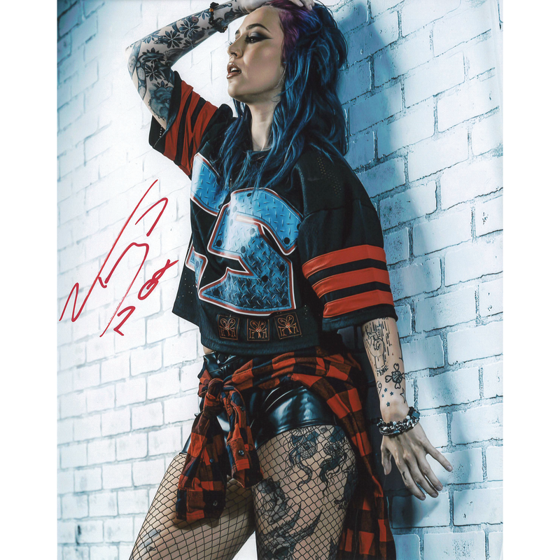 Tegan Nox White Brick Wall 8 x 10 Promo - AUTOGRAPHED