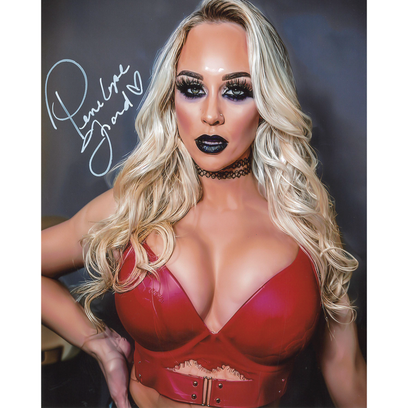 Penelope Ford Red Top 8 x 10 Promo - AUTOGRAPHED