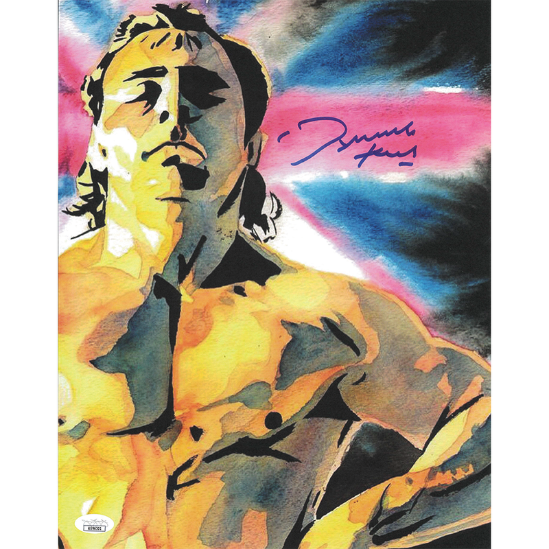 Dynamite Kid Union Jack Schamberger 11 x 14 Poster - JSA AUTOGRAPHED