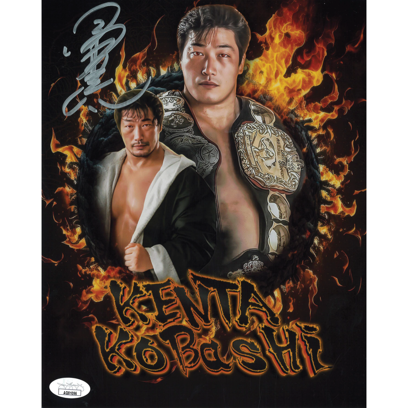 Kenta Kobashi AsylumGFX METALLIC 8 x 10 Promo - JSA AUTOGRAPHED
