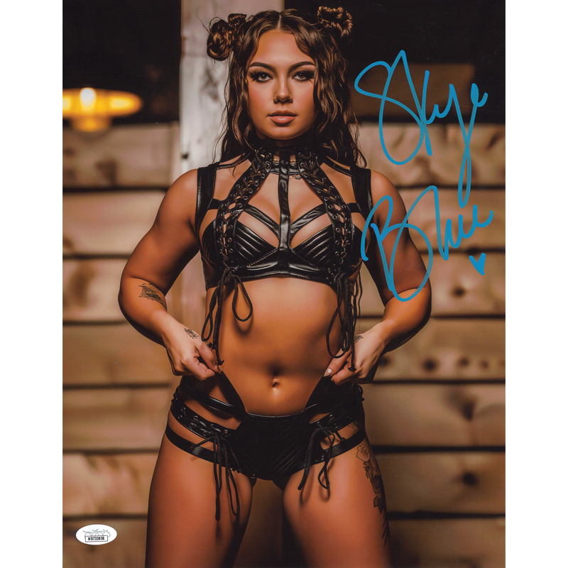 Skye Blue Strap Up 11 x 14 Poster - JSA AUTOGRAPHED